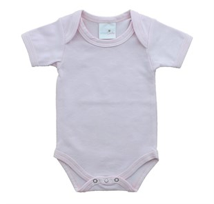 Body&Zıbın Bulut Desenli Kısa Kollu Bebek Çıtçıtlı Body Uygun Bebe