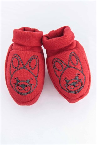 Havlu & Bornoz Bebek Havlu, Kese, Battaniye, Önlük Takım Kırmızı Sevimli İkizler Uygun Bebe