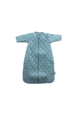 Kollu Elyaflı Kız Erkek Bebek Kışlık Uyku Tulumu 70 cm