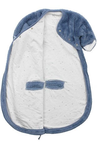 Uyku Tulumu Erkek Bebek Welsoft Astarlı Torba Uyku Tulumu 0-3 Aylık Uygun Bebe