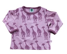 Zürafa Desenli Kız Çocuk Tişörtü